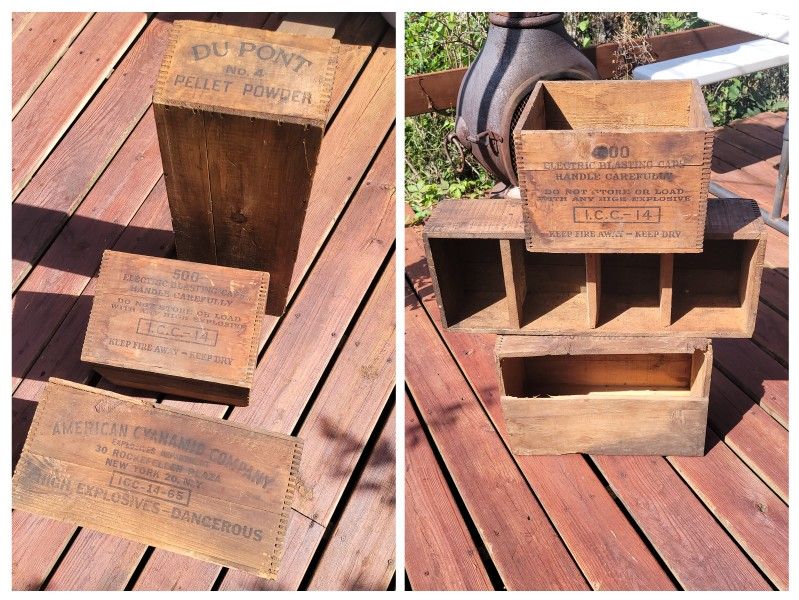 3-TnT Wooden Crates 