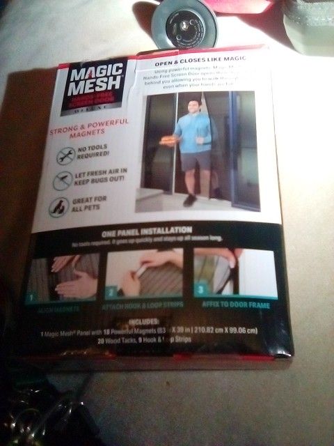 Magic Mesh Hands Free Screen Doors