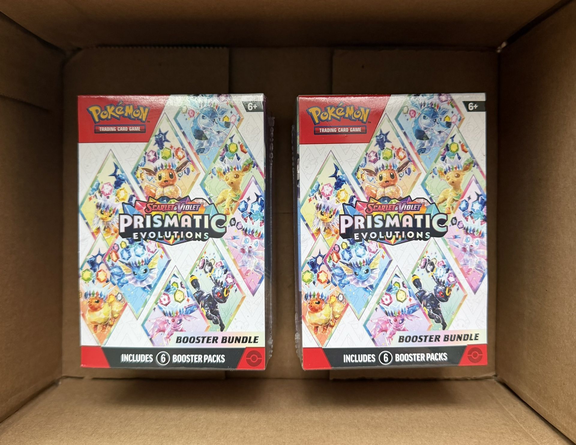 Pokemon TCG Scarlet & Violet Prismastic Evolutions Booster Bundles X2