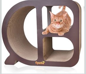 Cat Scratcher Device - 9.50 x 17.50 x 14.00 inches – Suitable for All Pet Cat Sizes – Corrugated Scr