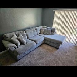 Gray Medium Sized Couch 