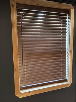 2 Faux wood Blinds