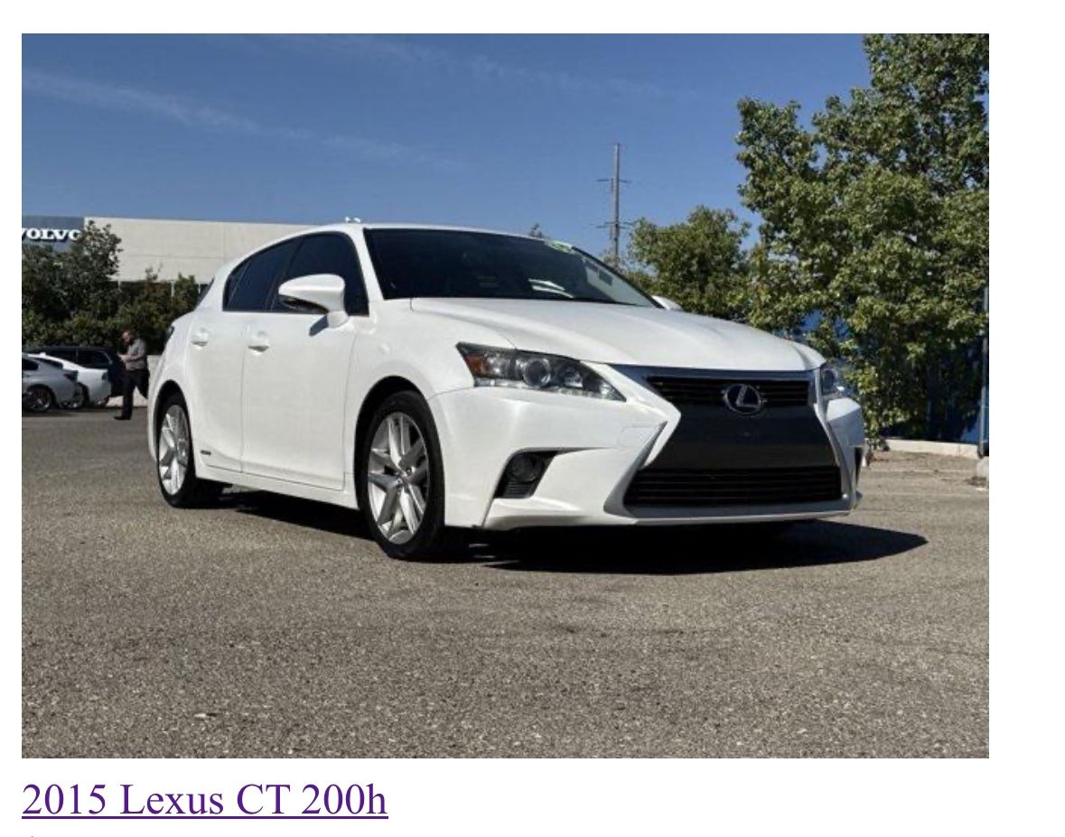 2015 Lexus CT 200h