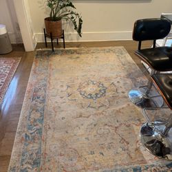 Safavieh Vintage-Style Area Rug Beige / Blue Medallion