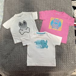 Psycho Bunny T Shirts -3T Toddler Boy 