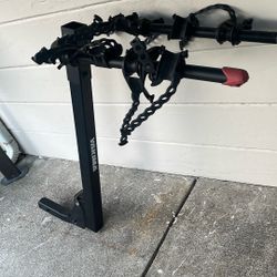 Yakima bike rack with hitch, holds 2 bikes, Hitch Fitting Size 2”