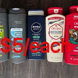 Old Spice & Dove Men Care Body Wash