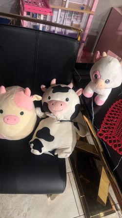 Cow plushies