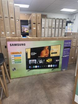 85 Inch Samsung 4K Crystal LED Smart TVs In box With Warranty