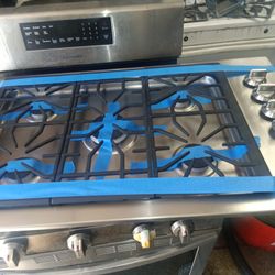 Whirlpool Gas Stove Top Stainless Steel 30 Wide