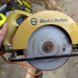 Vintage Black And Decker Circular Saw