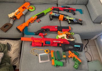 Lot of nerf and xshot guns