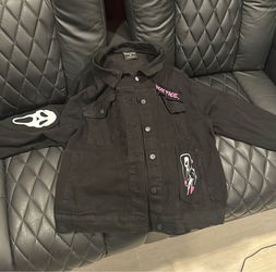 Black Denim Jacket Ghostface XL
