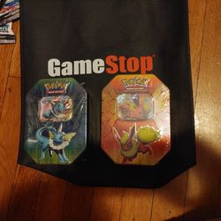 pokemon trading cards tins