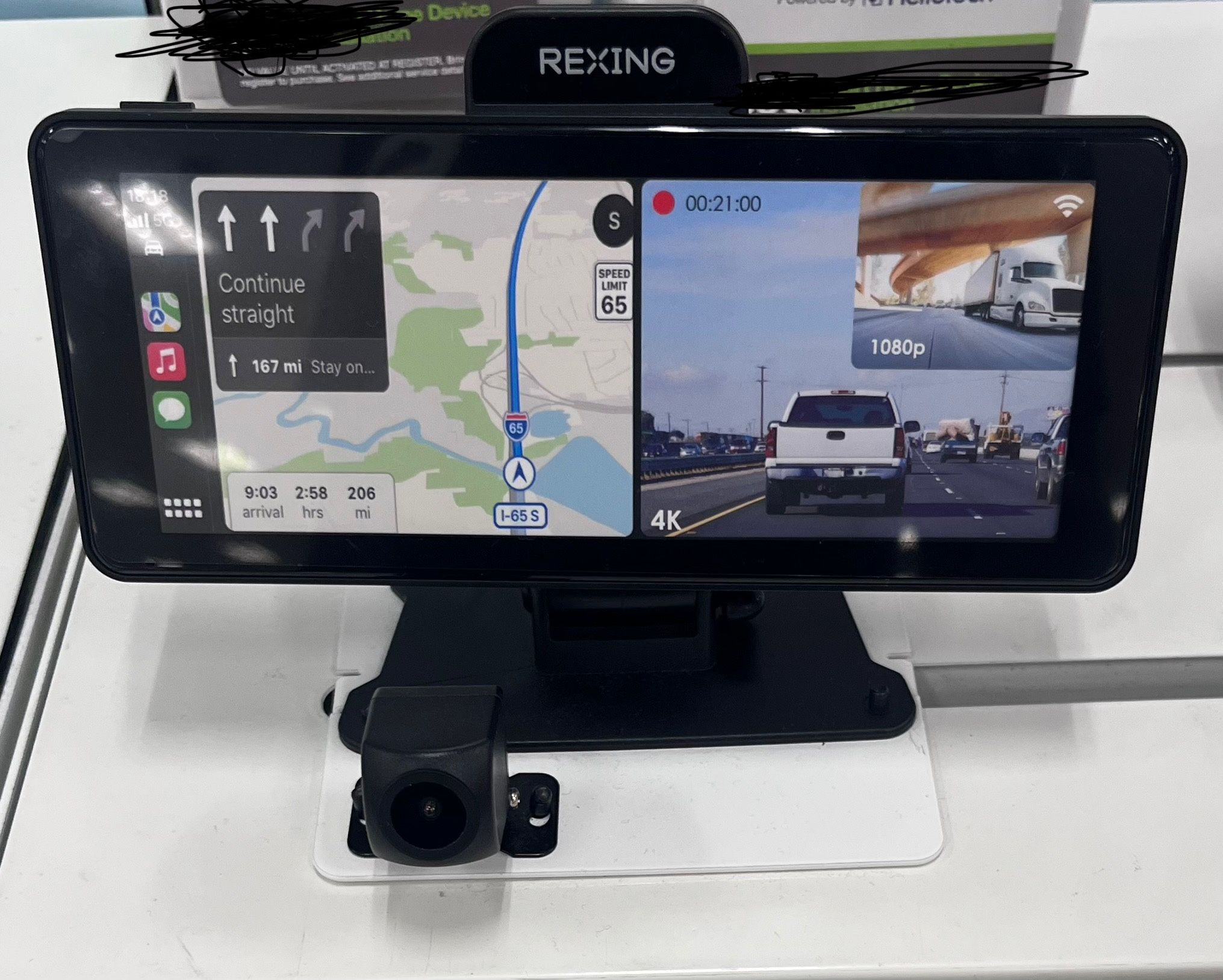 Dash camera W/ Multimedia Receiver