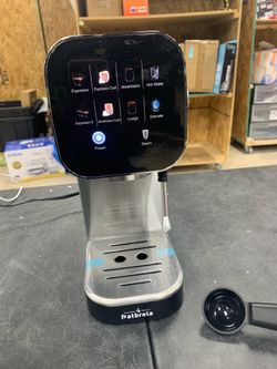 Espresso Machine with Cold Brew, 20 Bar Coffee Maker Machine with Steam Milk Frother, Patbrela LED Touch Screen, Cappuccino/Latte/Mocha for Home