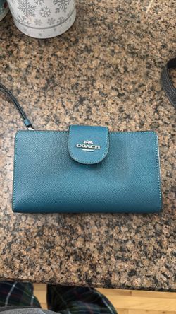 Leather Wallet w/ Phone Holder