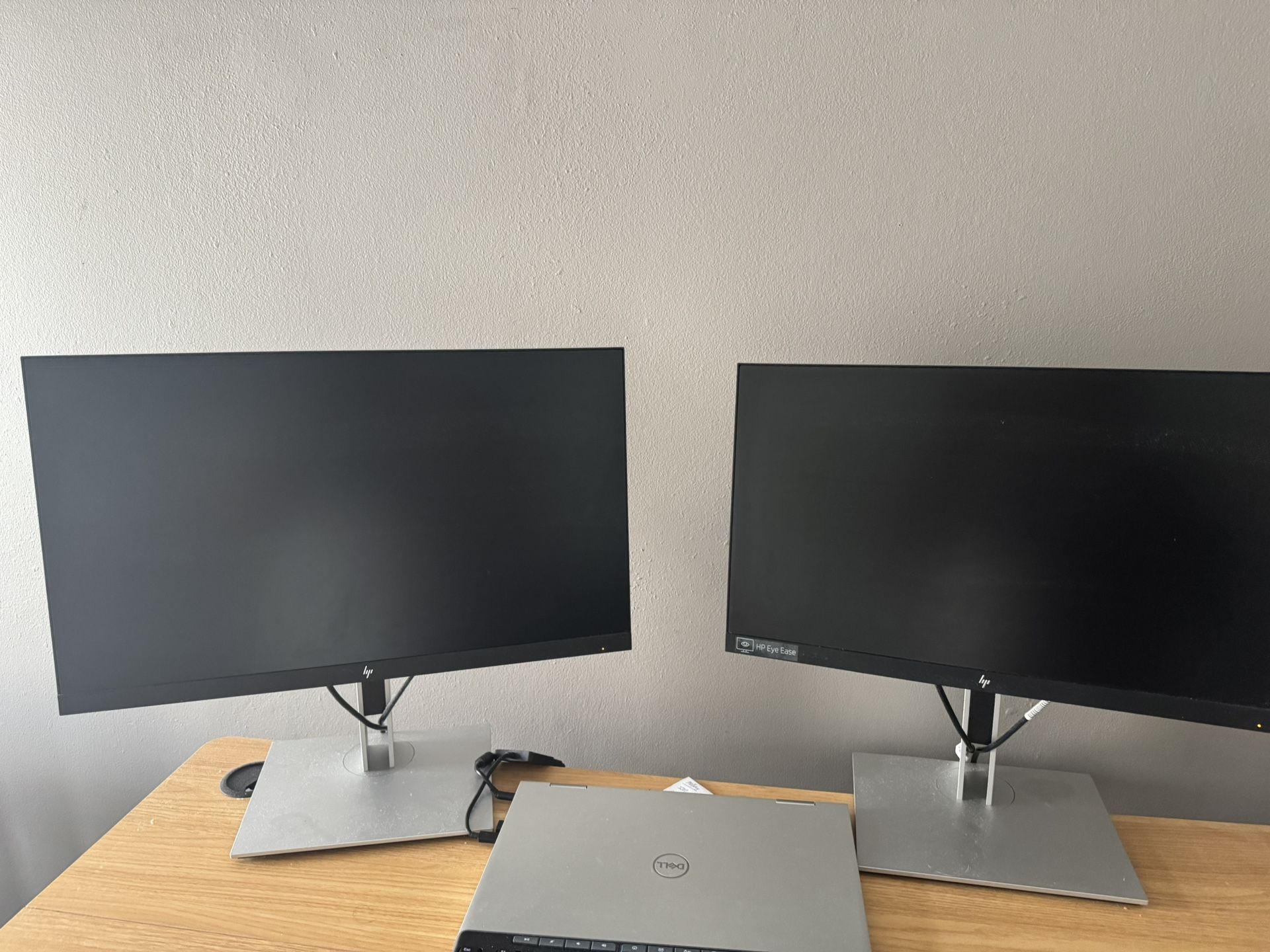 HP FHD Desktop Monitors 2 Nos