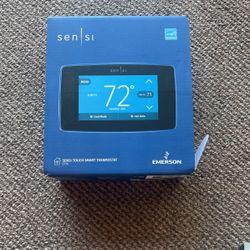 Black,Sensi Smart Touch Thermostat 