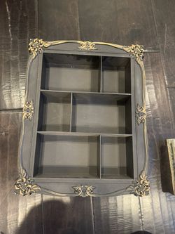 Black Plastic Shelf