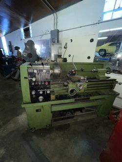 This is a Lux Matter 1340 metal lathe.