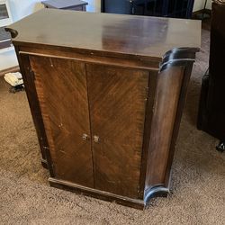 Vintage hand made mahogany cabinet