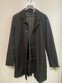 Cheap Monday black trench coat size large