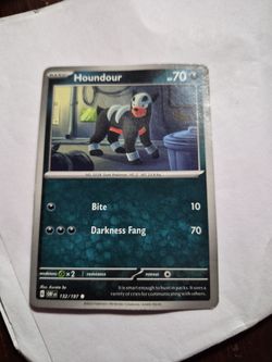 Houndour Pokémon Trading Card