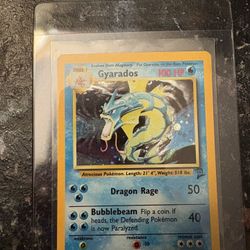 Gyarados Holo Base Set 2 LP- MP+