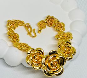 Flower braclet chain