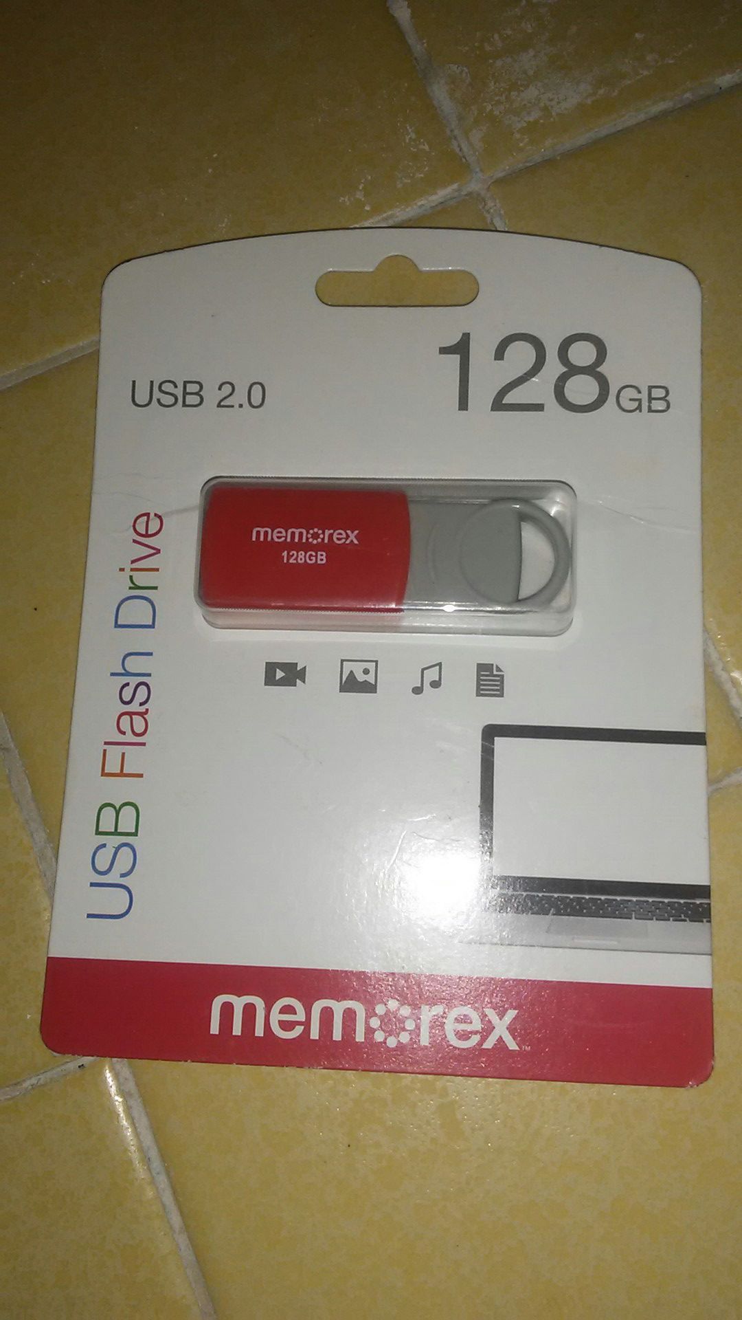 MEMOREX 128GB USB FLASH DRIVE