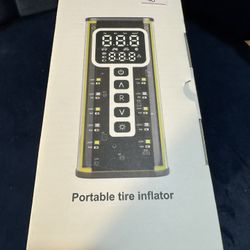 BNEW IN BOX PORTABLE TIRE INFLATOR