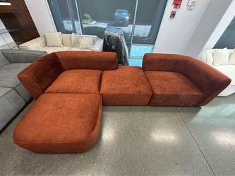 Brand new velvet sectional sofa