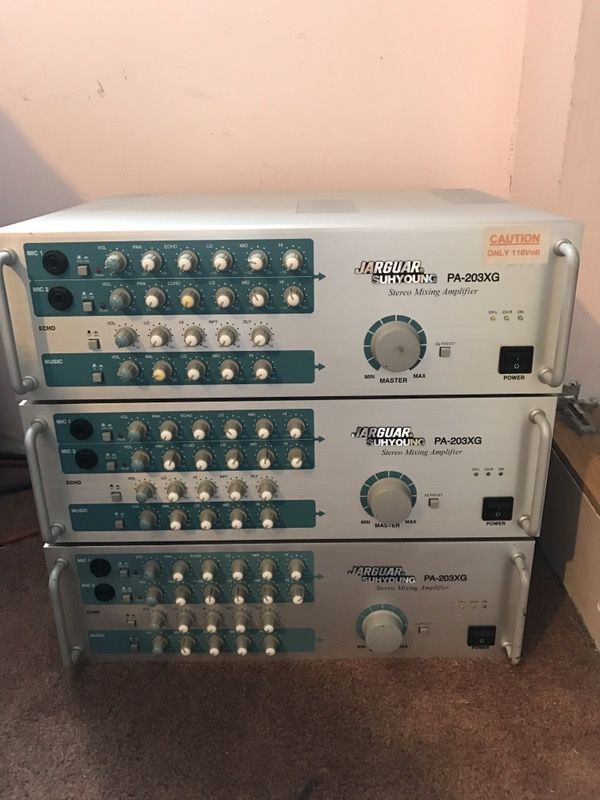 Jarguar suhyoung pa-203xg stereo mixing amplifier