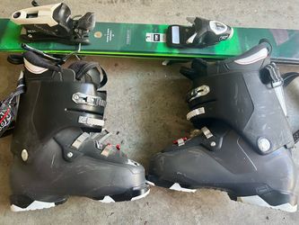 Salomon Q-90 Skis (169cm) w/ Salomon Bindings & Nordica NXT Boots (Size 26 / 26.5)