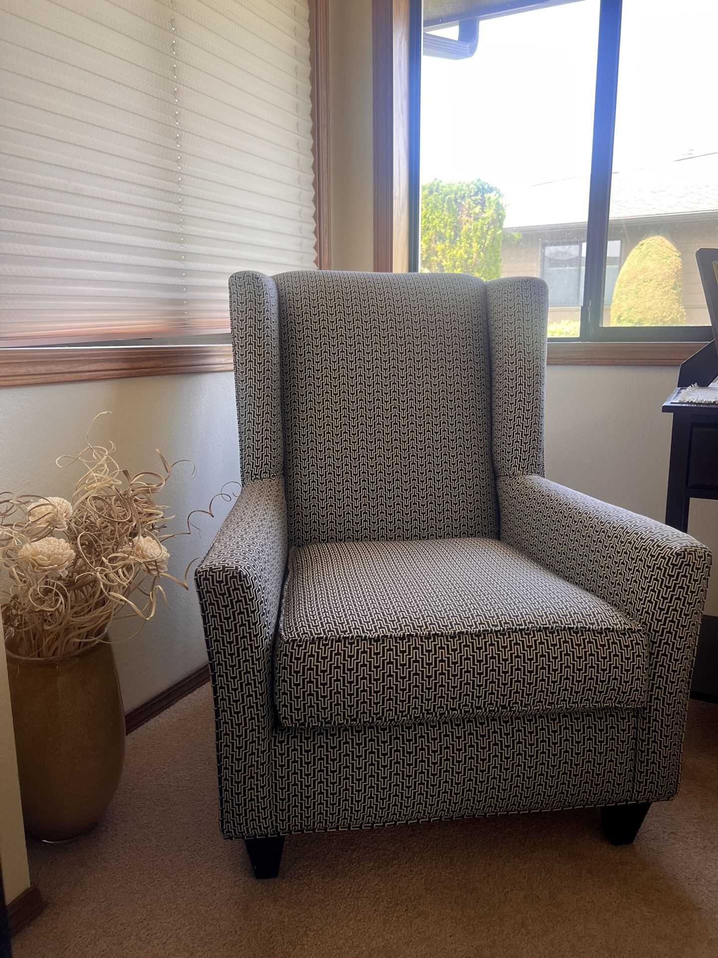 TWO Armchair, high Back