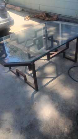 Glass table
