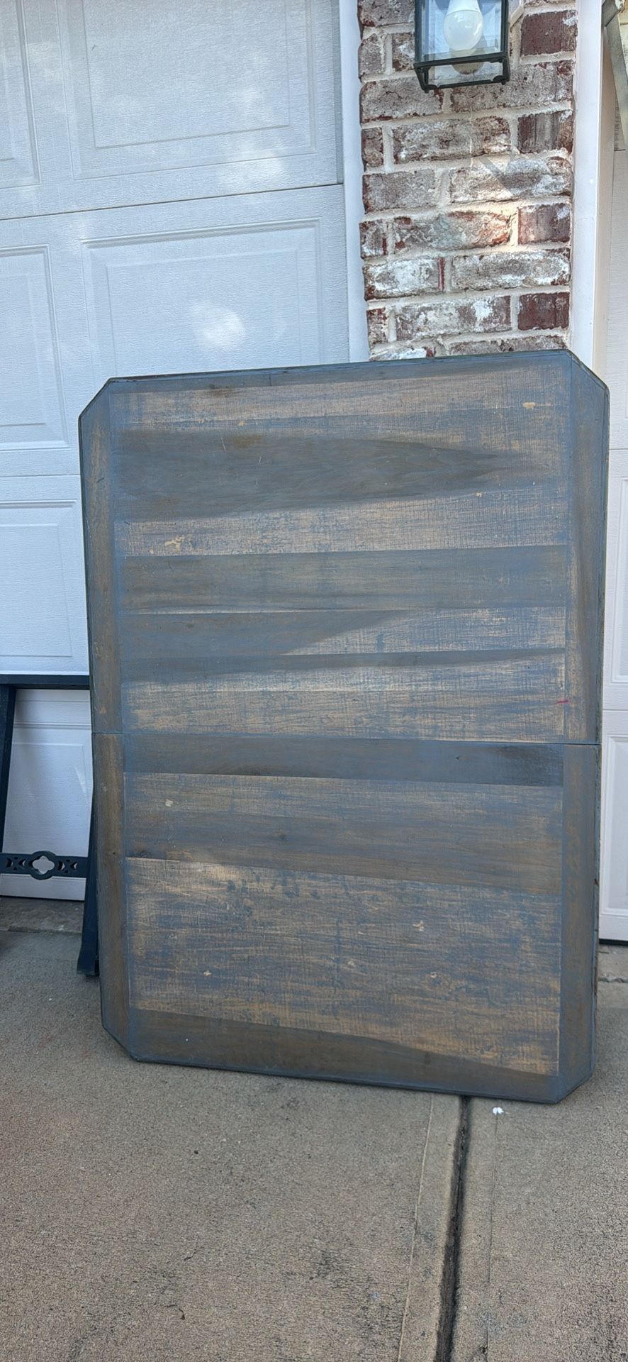 Wood kitchen/dining Table &iron Bed 