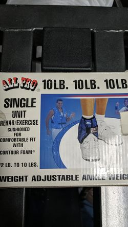 ALL PRO REHAB/EXERCISES ANKLE WEIGHT