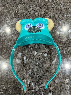 Disney Parks Pixar Monsters Inc Light Up Sulley Plastic Ears Headband.  Brand new