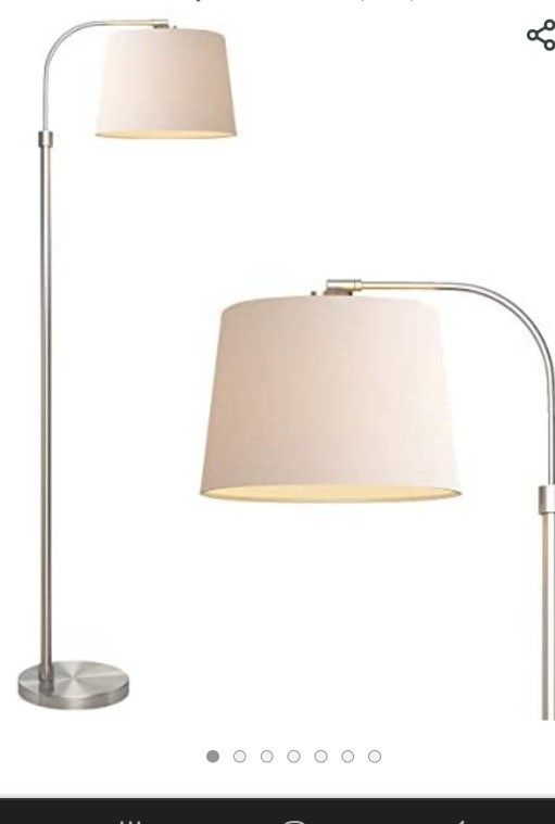 Oneach Classic Arch Floor Lamp for Living Room LED Tall Standing Light with Hanging Lamp Shade