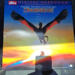 12" LaserDisc - Dragonheart (1996) DTS Digital Surround