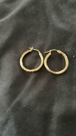 14k hoops 