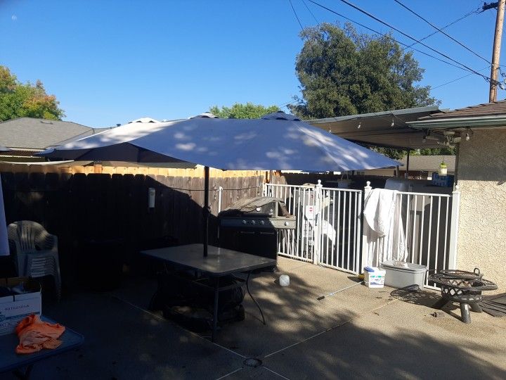 Patio Table And Umbrella