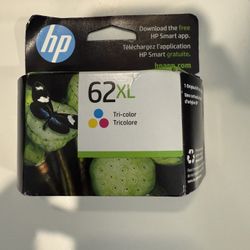 HP 62XL Tri Color Printer Ink Cartridge Brand New