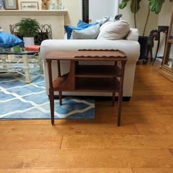 Mid Century End Table $150