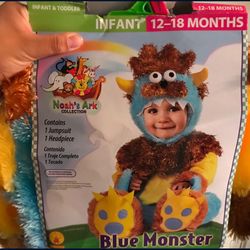 Infant blue monster Noah’s Ark