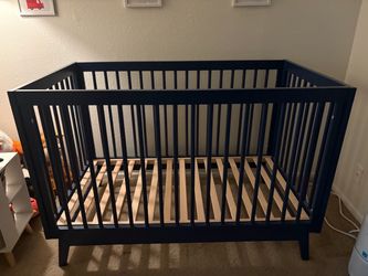 Dadada Crib & Toddler Converter - Navy