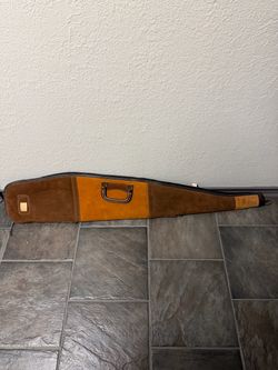 Vintage Browning suede leather case