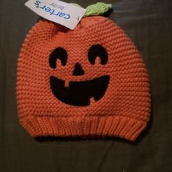 Carter’s Baby Pumpkin Face Beanie